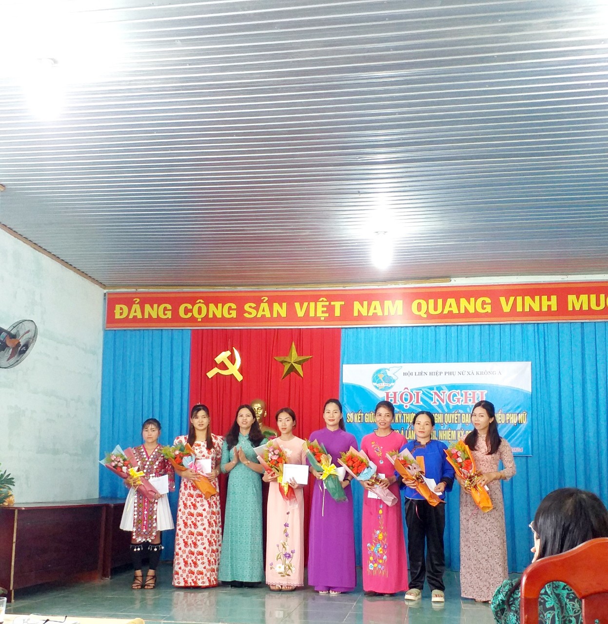 Hội Liên hiệp Phụ nữ xã Krông Á tổ chức Hội nghị Sơ kết giữa nhiệm kỳ lần thứ VIII, nhiệm kỳ 2021 – 2026